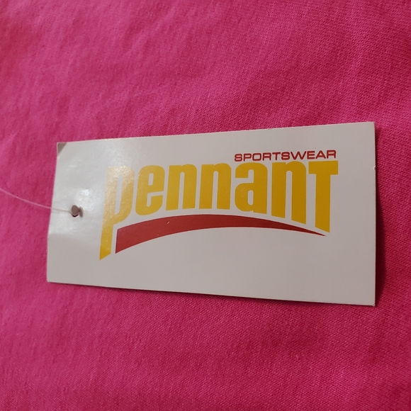 Womens fuchsia pink oversized Pennant sportswear Arlington sweatshirt sweater - Picture 6 of 16